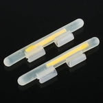 5 Packs OCEAN SUN Clip-On Luminous Float Night Fishing Light Stick, L, Fits Rod Tip 2.7-3.2mm, Clip-On, L