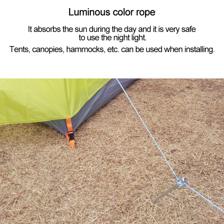 20m 9-Core Nylon+Polyester Full-light Outdoor Camping Tent Rescue Bundled Fluorescent Climbing Rope, 20m Blue, 20m White, 20m Yellow, 20m Orange, 20m Pink, 20m Green