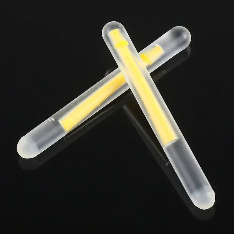 10 Packs OCEAN SUN Luminous Float Night Fishing Light Stick, Visibility: 30m, Size: 4.5 x 37mm, Visibility: 30m