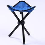 Hiking Outdoor Camping  Fishing Folding Stool Portable Triangle Chair Maximum Load 100KG Folding Chair Size:22 x 22 x 31cm, Fishing Folding Stool(Red), Fishing Folding Stool(Blue), Fishing Folding Stool(Green)