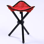 Hiking Outdoor Camping  Fishing Folding Stool Portable Triangle Chair Maximum Load 100KG Folding Chair Size:22 x 22 x 31cm, Fishing Folding Stool(Red), Fishing Folding Stool(Blue), Fishing Folding Stool(Green)