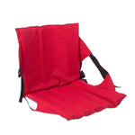 Outdoor Folding Seat Cushion With Backrest, Size: 78*40*2cm, CLS Folding Stool(Red), Folding Seat(Black)