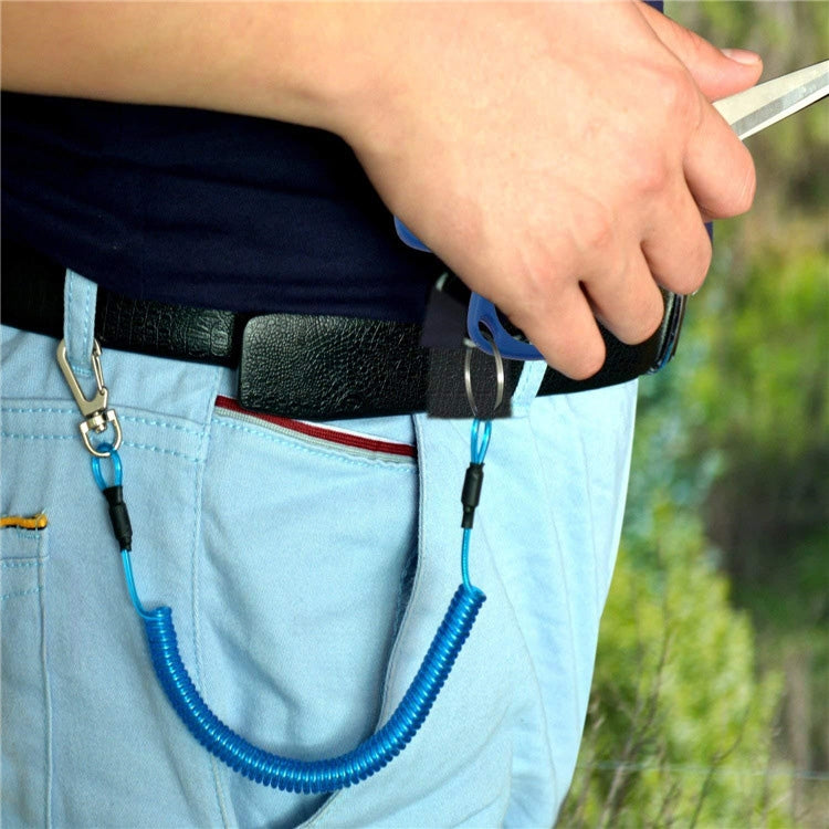 Outdoor Multi-functional Anti-lost Keychain TPU Spring Lanyard, Length: 32cm, Anti-lost Keychain (Transparent), Anti-lost Keychain (Grey), Anti-lost Keychain (Green)