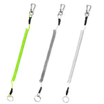 Outdoor Multi-functional Anti-lost Keychain TPU Spring Lanyard, Length: 32cm, Anti-lost Keychain (Transparent), Anti-lost Keychain (Grey), Anti-lost Keychain (Green)