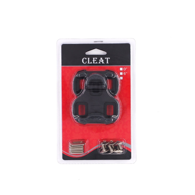 2 PCS RD3-C Road Bike Cleats 6 Degree Float Self-locking Cycling Pedal Cleat for LOOK KEO Road Cleats Fit Most Road Bicycle Shoes, RD3-C