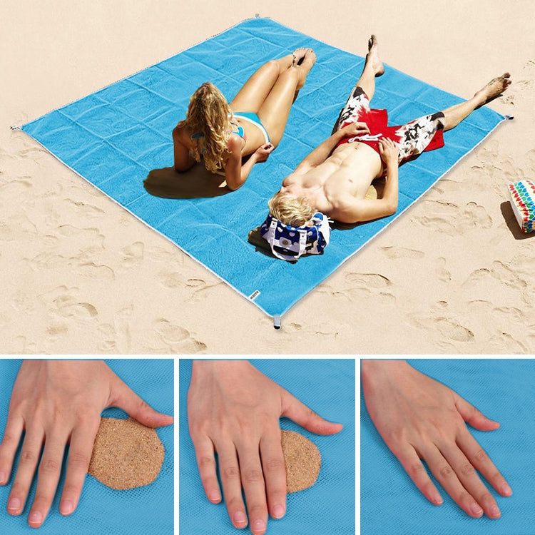 Sand Free Mat Lightweight Foldable Outdoor Picnic Mattress Camping Cushion Beach Mat, Size: 2x1.5m, 2 x 1.5m(Pink), 2 x 1.5m(Green), 2 x 1.5m(Blue)