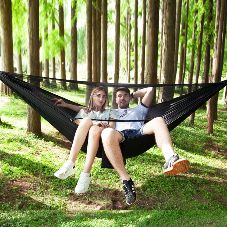 Portable Outdoor Parachute Hammock with Mosquito Nets, Black, Dark Blue + Baby Blue, Pink Blue, Green, Blue, Army Green