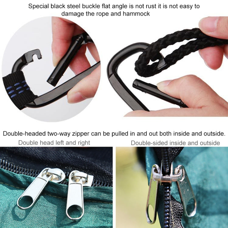 Portable Outdoor Parachute Hammock with Mosquito Nets, Black, Dark Blue + Baby Blue, Pink Blue, Green, Blue, Army Green