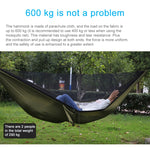 Portable Outdoor Parachute Hammock with Mosquito Nets, Black, Dark Blue + Baby Blue, Pink Blue, Green, Blue, Army Green