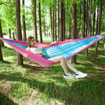 Portable Outdoor Parachute Hammock with Mosquito Nets, Black, Dark Blue + Baby Blue, Pink Blue, Green, Blue, Army Green