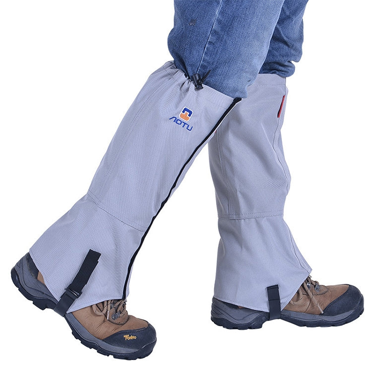 Aotu AT8909 125cm Outdoor Camping Waterproof Snow Shoes Covers Oxford Cloth Anti-mosquito Foot Covers, Aotu AT8909 Black, Aotu AT8909 Green, Aotu AT8909 Grey, Aotu AT8909 Blue, Aotu AT8909 Red