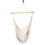 Aotu AT6732 Outdoor Cotton Rope Net Swing Frame Hanging Chair Hammock, Size: 130x90cm, Size: 130x90cm