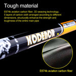 KODENOR Outdoor Mountaineering Portable Foldable Carbon Fibre Straight Handle Alpenstocks Trekking Poles, Length : 63-135CM, Length : 63-135CM (Black+green), Length : 63-135CM (Black Blue), Length : 63-135CM (Black Yellow)