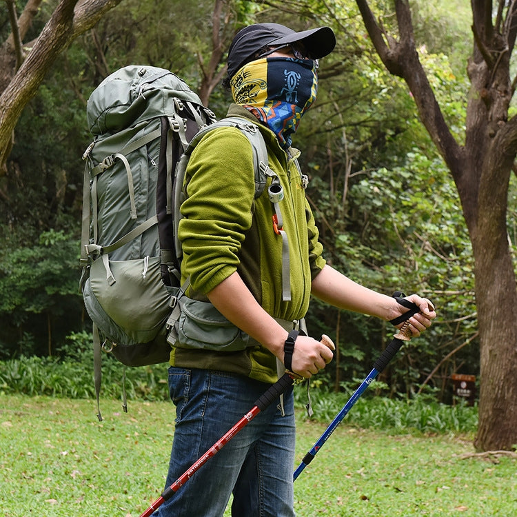 Aotu AT7551 135cm Aluminum Alloy Outdoor Camping Corky Trekking Poles, Silver#135cm, Black#135cm, Blue#135cm, Red#135cm