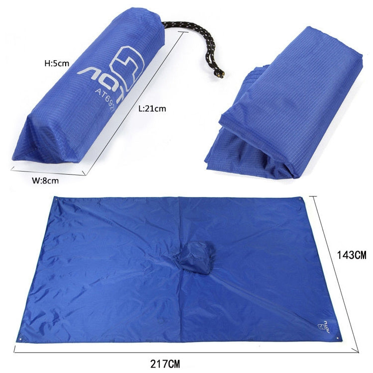 3 in 1 Aotu AT6927 Multifunctional Outdoor Camp Riding Raincoat Picnic Blanket,  Size: 217x143cm, 217x143cm (Orange), 217x143cm (Blue)