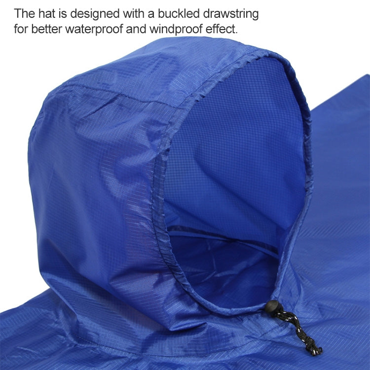 3 in 1 Aotu AT6927 Multifunctional Outdoor Camp Riding Raincoat Picnic Blanket,  Size: 217x143cm, 217x143cm (Orange), 217x143cm (Blue)