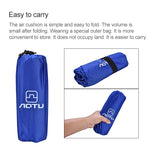 Aotu AT6241 Outdoor Camping Inflatable Cushion TPU Air Mattress, Size: 190x57x5.5cm, Size: 190x57x5.5cm (Blue)