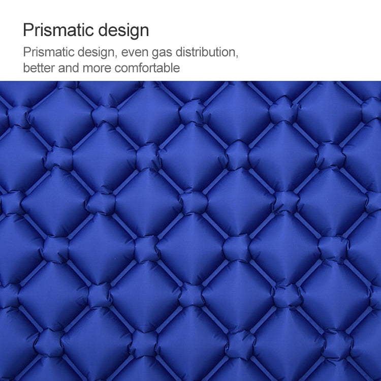 Aotu AT6241 Outdoor Camping Inflatable Cushion TPU Air Mattress, Size: 190x57x5.5cm, Size: 190x57x5.5cm (Blue)