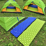 Aotu AT6241 Outdoor Camping Inflatable Cushion TPU Air Mattress, Size: 190x57x5.5cm, Size: 190x57x5.5cm (Blue)