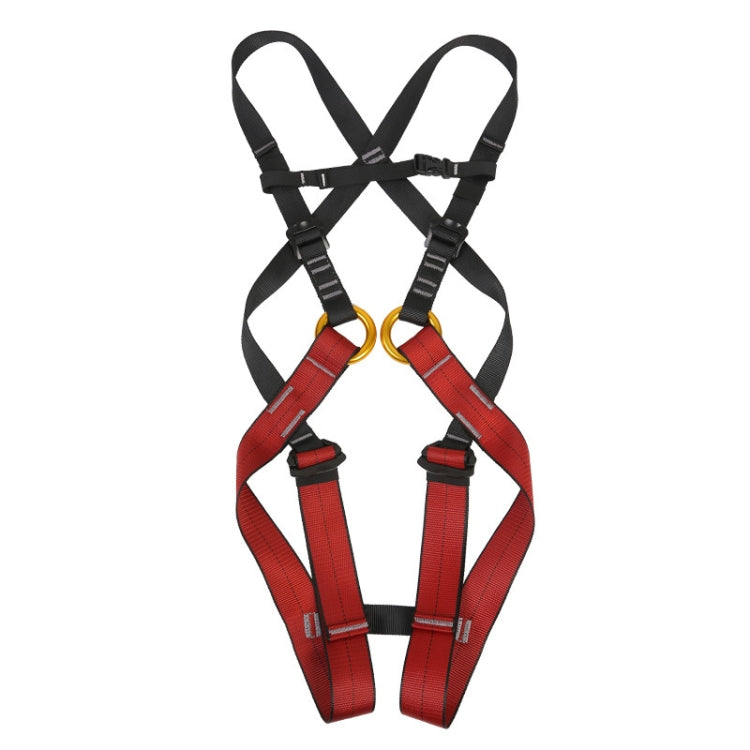 XINDA XDA9516 Outdoor Rock Climbing Polyester High-strength Wire Adjustable Downhill Whole Body Safety Belt Children Size: S, Size: S