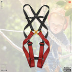 XINDA XDA9516 Outdoor Rock Climbing Polyester High-strength Wire Adjustable Downhill Whole Body Safety Belt Children Size: S, Size: S