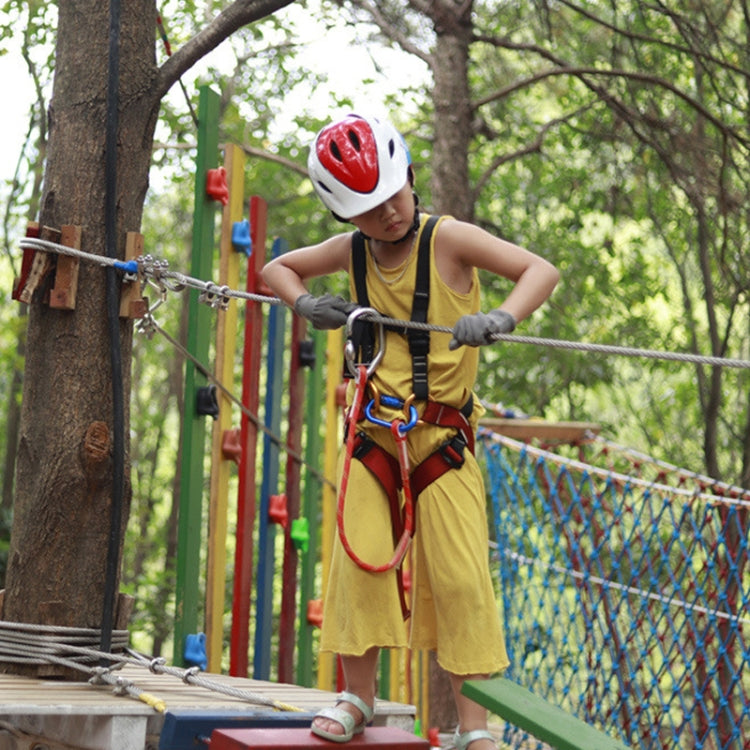 XINDA XDA9516 Outdoor Rock Climbing Polyester High-strength Wire Adjustable Downhill Whole Body Safety Belt Children Size: S, Size: S