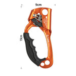 XINDA TP-8606 Outdoor Rock Climbing Aerial Work Anti-fall Handheld Rope Gripper for 8-12mm Diameter Rope left, Left