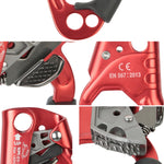 XINDA TP-8606 Outdoor Rock Climbing Aerial Work Anti-fall Handheld Rope Gripper for 8-12mm Diameter Rope left, Left