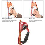 XINDA TP-8606 Outdoor Rock Climbing Aerial Work Anti-fall Handheld Rope Gripper for 8-12mm Diameter Rope Right, Right