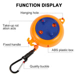 Outdoor Windproof Retractable Clothesline Rotary Recycling Box Clothesline, Clothesline