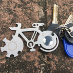 Bicycle Shape Portable Outdoor Survival Multi-function Tool Stainless Steel Card Knife, Card Knife