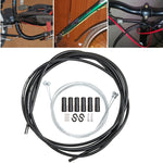 Universal Bicycle Brake Cable Tube Set, Black, Orange, Green, Grey, Blue, Red, White, Yellow