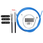 Universal Bicycle Brake Cable Tube Set, Black, Orange, Green, Grey, Blue, Red, White, Yellow