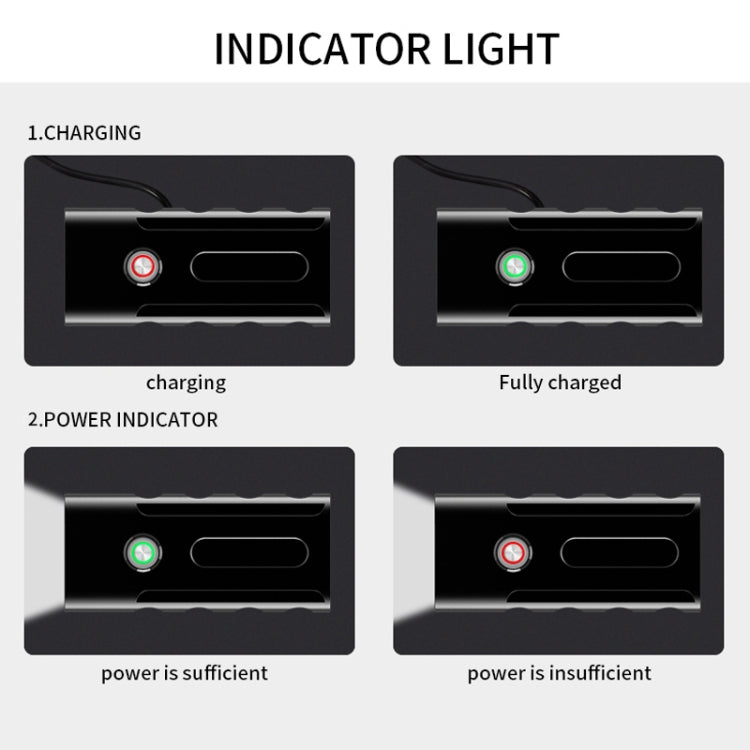 BX2 USB Charging Bicycle Light Front Handlebar Led Light (3 Hours, L2 Lamp Beads), 3 Hours, L2 Lamp Beads