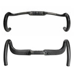 TOSEEK UD Carbon Fiber Texture Road Bike Handlebar, Size: 440mm (UD Matte), 440mm