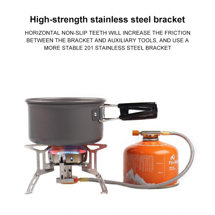 S187 Outdoor Portable Mini Stainless Steel Camping Stove Windproof Gas Stove, S187