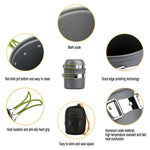DS-101 Portable Outdoor Camping Cooking Set Picnic Boiler Cookware Combination