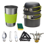 DS-101 Portable Outdoor Camping Cooking Set Picnic Boiler Cookware Combination