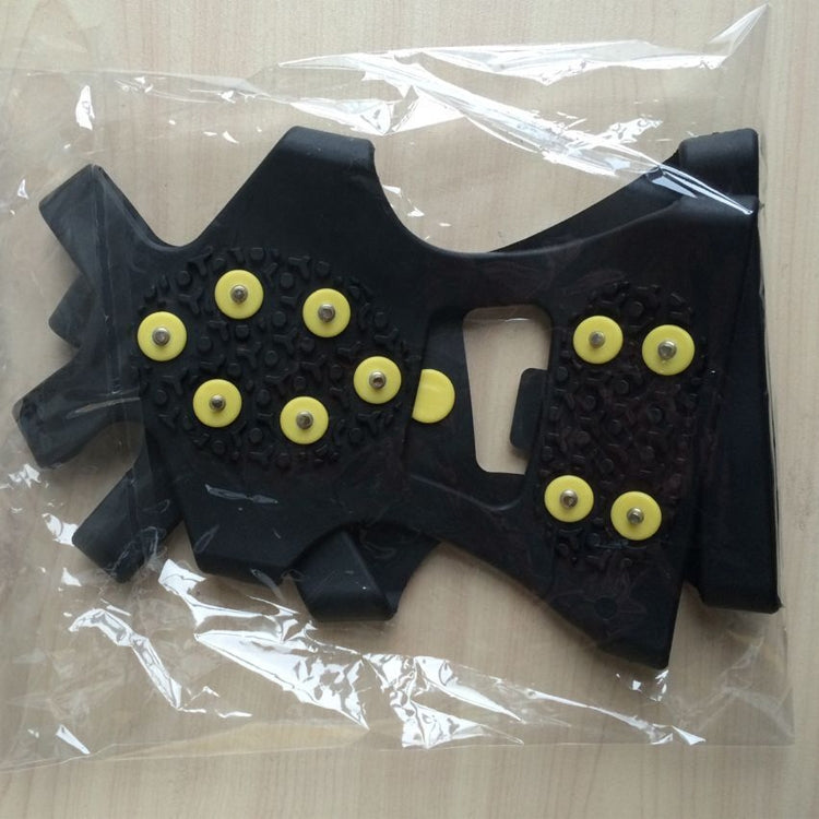 10 Teeth Ice Claw Outdoor Non-slip Shoes Covers for Ice Snow Ground, Size : L, Size : L