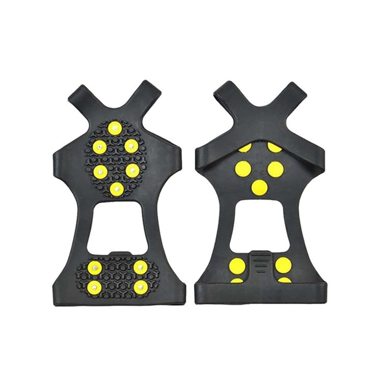10 Teeth Ice Claw Outdoor Non-slip Shoes Covers for Ice Snow Ground, Size : M, Size : M