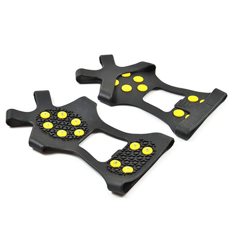 10 Teeth Ice Claw Outdoor Non-slip Shoes Covers for Ice Snow Ground, Size : M, Size : M