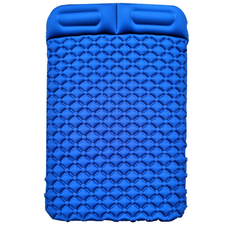 Ordinary Type Outdoor Camping Peripheral Inflatable Cushion Portable TPU Inflatable Double Bed, Size: 195 x 119 x 16cm, Ordinary Type Dark Blue, Ordinary Type Orange, Ordinary Type Emerald, Ordinary Type Peacock Blue