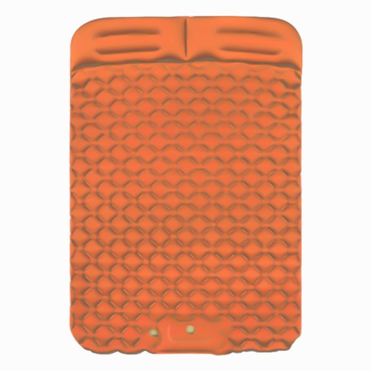 Outdoor Camping Foot-step Automatic Inflatable Cushion Portable TPU Inflatable Double Bed, Size: 195 x 119 x 16cm, Foot-step Peacock Blue, Foot-step Dark Blue, Foot-step Orange, Foot-step Emerald