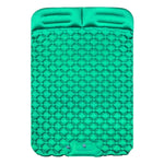 Outdoor Camping Foot-step Automatic Inflatable Cushion Portable TPU Inflatable Double Bed, Size: 195 x 119 x 16cm, Foot-step Peacock Blue, Foot-step Dark Blue, Foot-step Orange, Foot-step Emerald
