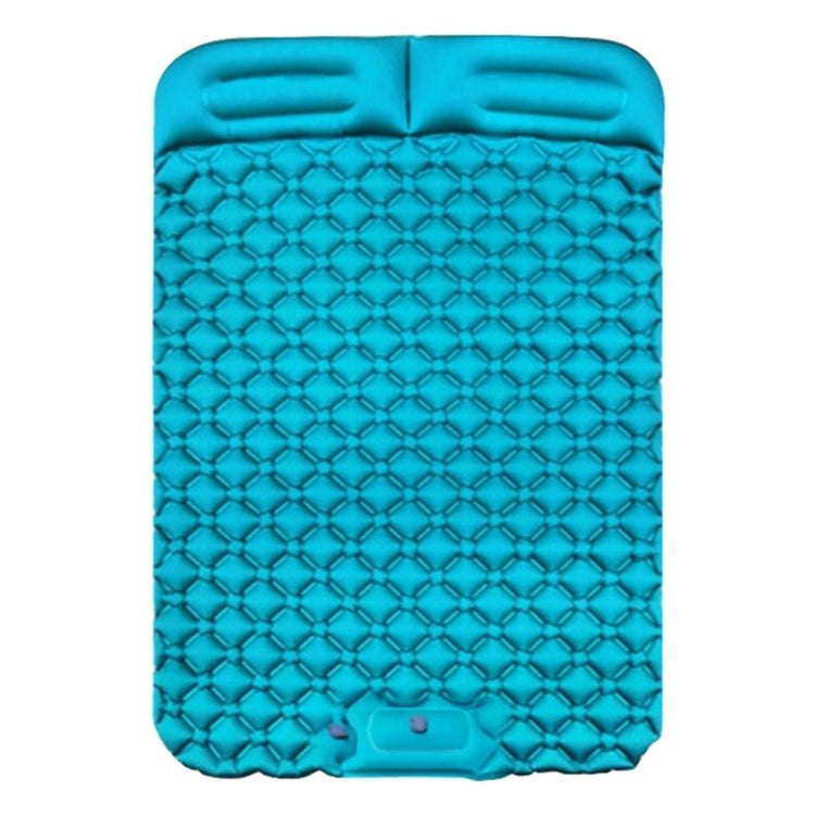 Outdoor Camping Foot-step Automatic Inflatable Cushion Portable TPU Inflatable Double Bed, Size: 195 x 119 x 16cm, Foot-step Dark Blue, Foot-step Orange, Foot-step Emerald, Foot-step Peacock Blue