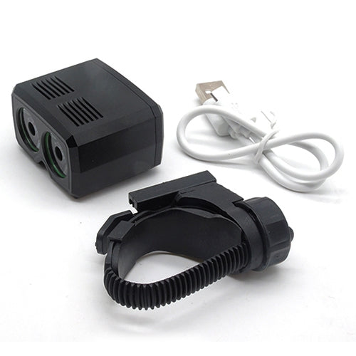 Y15 مصباح أمامي للدراجة LED مع شحن USB و 2 × CREE XPG2 500LM مع 5 أوضاع، Y15