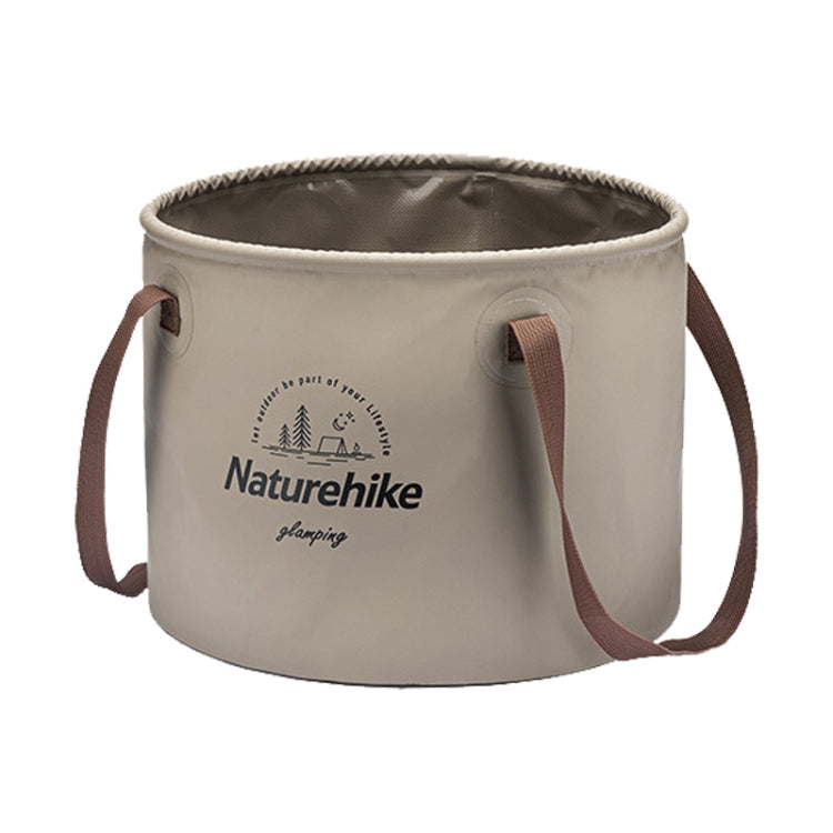 Naturehike NH20SJ040 20L PVC Outdoor Camping Foldable Water Storage Bucket, 20L