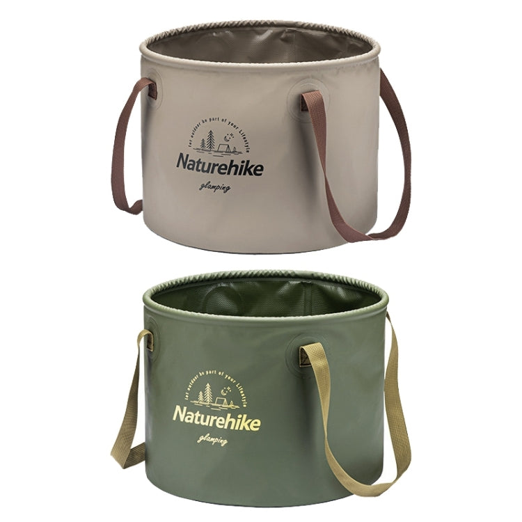 Naturehike NH20SJ040 20L PVC Outdoor Camping Foldable Water Storage Bucket, 20L
