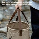 Naturehike NH20SJ040 20L PVC Outdoor Camping Foldable Water Storage Bucket, 20L