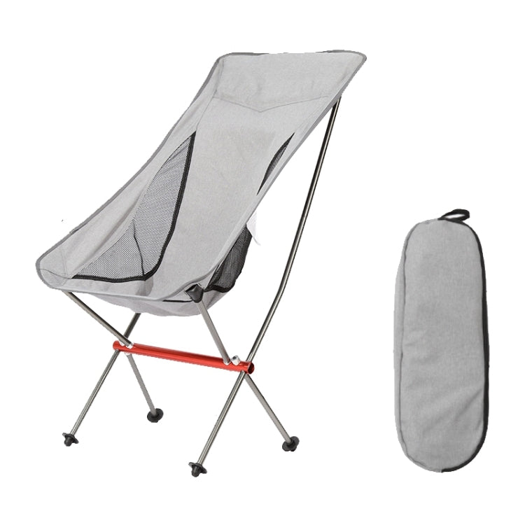 Outdoor Camping Beach Portable Ultra-Light Aluminum Alloy Folding Chair, Folding Chair (Beige), Folding Chair (Grey), Folding Chair (Black)